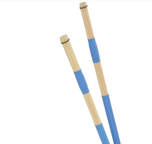 Drum Rutes Drum Rods Maple Pair Coated Grip 12 Dowels
