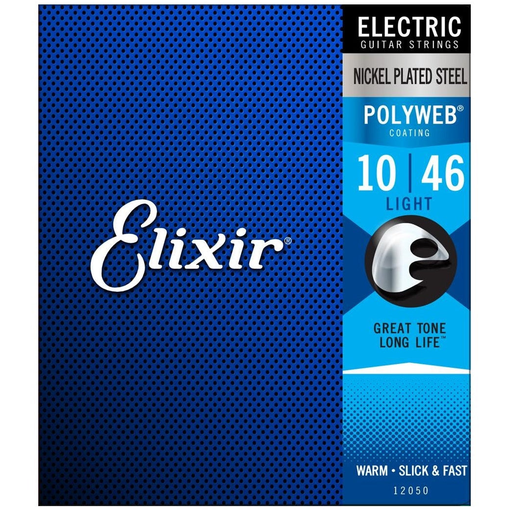 Elixir Electric Guitar Strings POLYWEB Coating Light .010-.046 E12050
