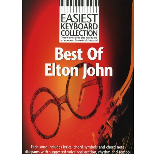 Easiest Keyboard Collection Best of Elton John - 1846098718