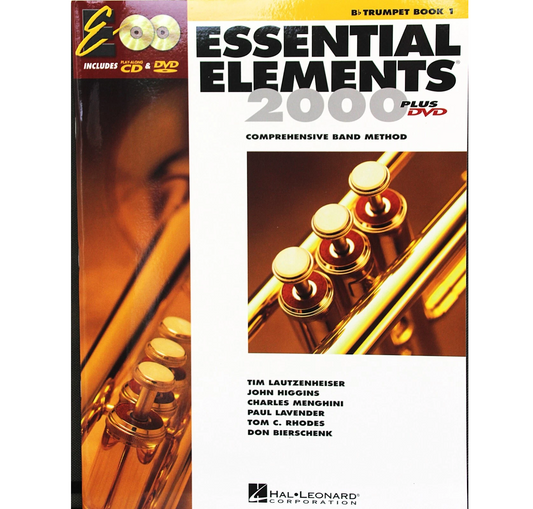 Essential Elements 2000 b Flat Trumpet Book 1 - Lautzenheiser et al - 0634003208
