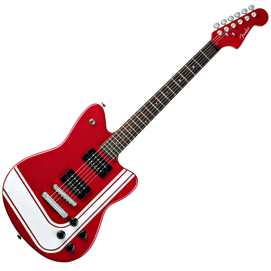 Fender Toronado GT Electric Guitar Metallic Red With White Racing Stripe