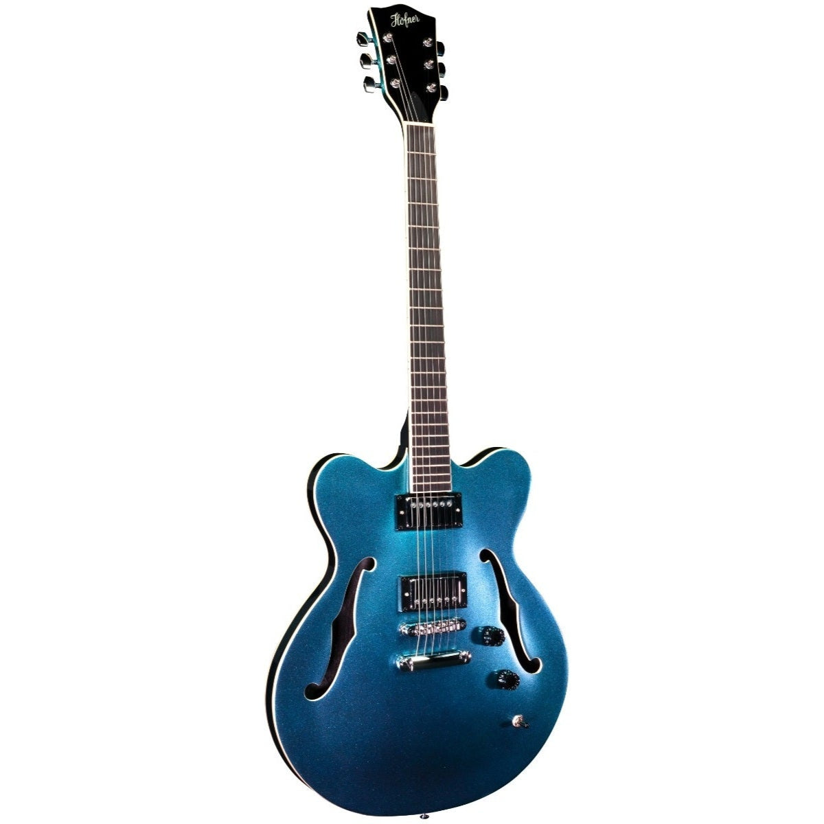 Hofner Verythin Electric Guitar UK Exclusive - Pearl Blue Gloss