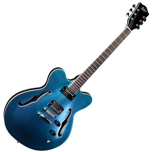 Hofner Verythin Electric Guitar UK Exclusive - Pearl Blue Gloss