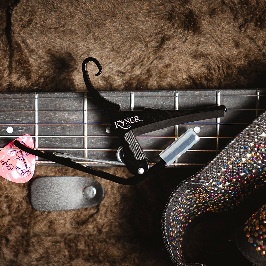 Kyser Acoustic Guitar Quick Change Capo - Black KG6B