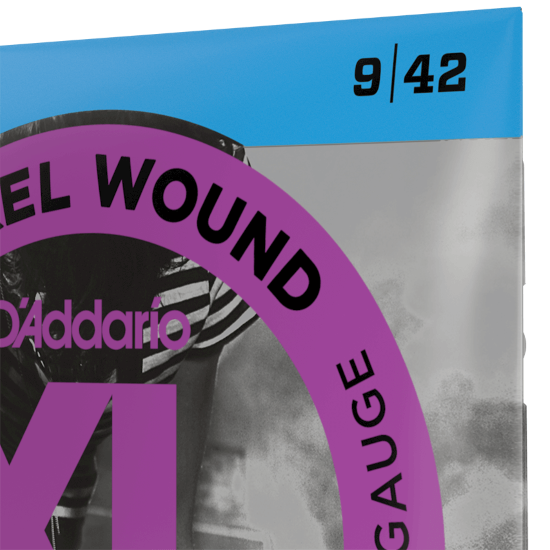 D'Addario XL Nickel Electric Guitar Strings 3 Pack 09-42 Super Light EXL120-3D