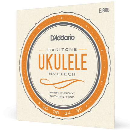 D'Addario Nyltech Baritone Ukulele String Set - EJ88B
