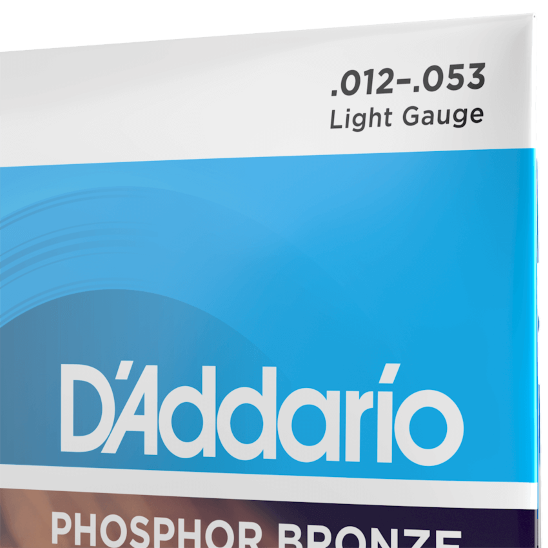 D'Addario Phosphor Bronze Acoustic Guitar Strings 3 Pack 12-53 EJ16-3D