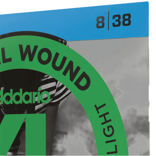 D'Addario XL Nickel Electric Guitar Strings 08-38 Extra Super Light EXL130