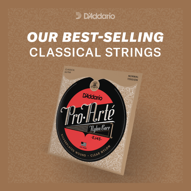 D'Addario Pro-Arté Classical Guitar Strings Normal Tension EJ45