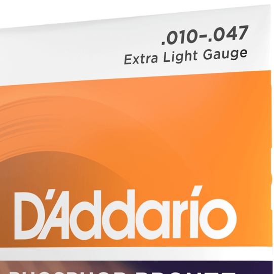 D'Addario Phosphor Bronze Acoustic Guitar Strings 3 Pack 10-47 EJ15-3D