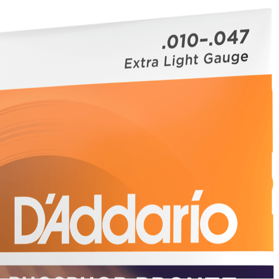 D'Addario Phosphor Bronze Acoustic Guitar Strings 10-47 Extra Light