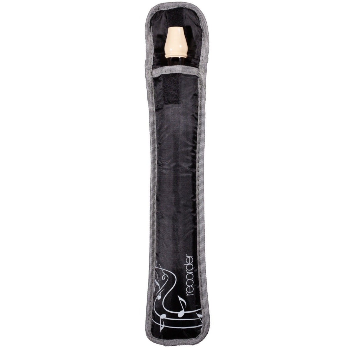 Padded Descant Recorder Carry Bag / Case - Black