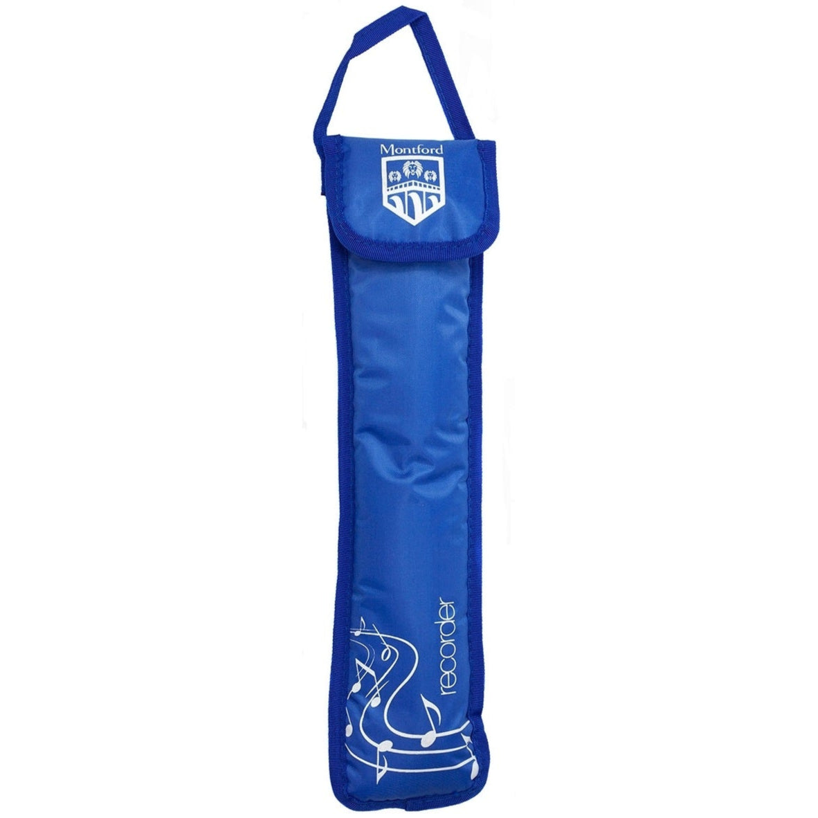Padded Descant Recorder Carry Bag / Case - Blue