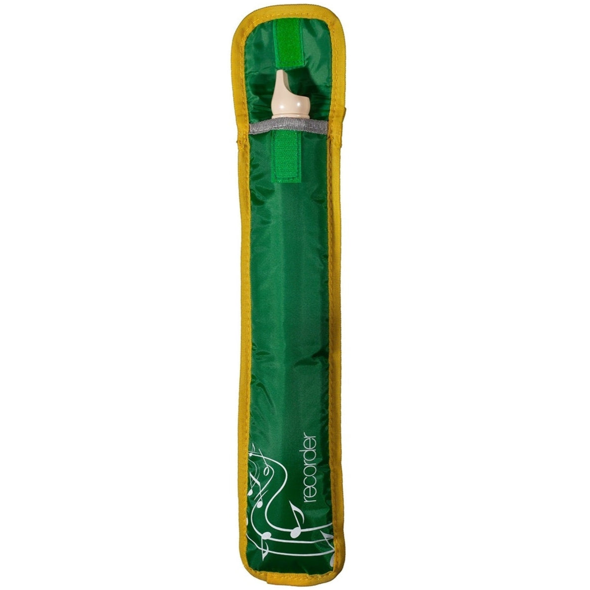 Padded Descant Recorder Carry Bag / Case - Green