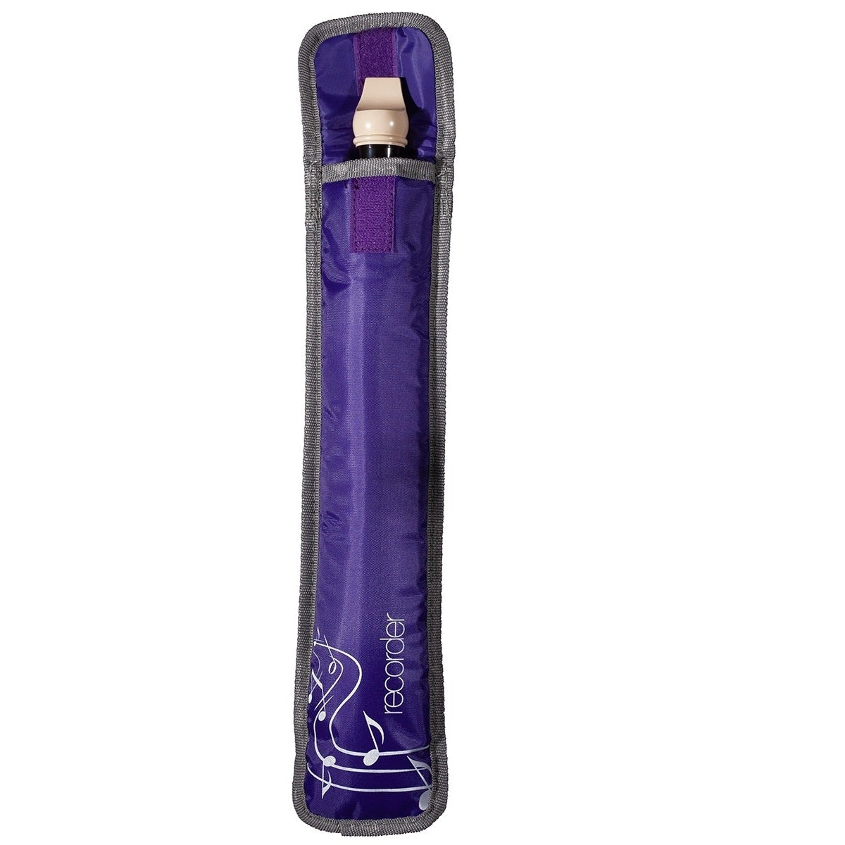 Padded Descant Recorder Carry Bag / Case - Purple