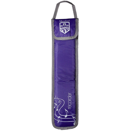 Padded Descant Recorder Carry Bag / Case - Purple