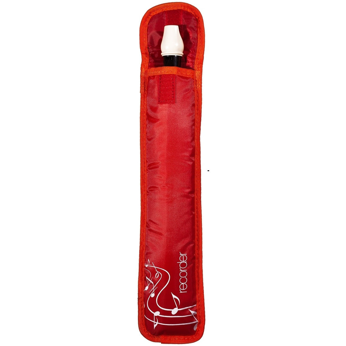 Padded Descant Recorder Carry Bag / Case - Red