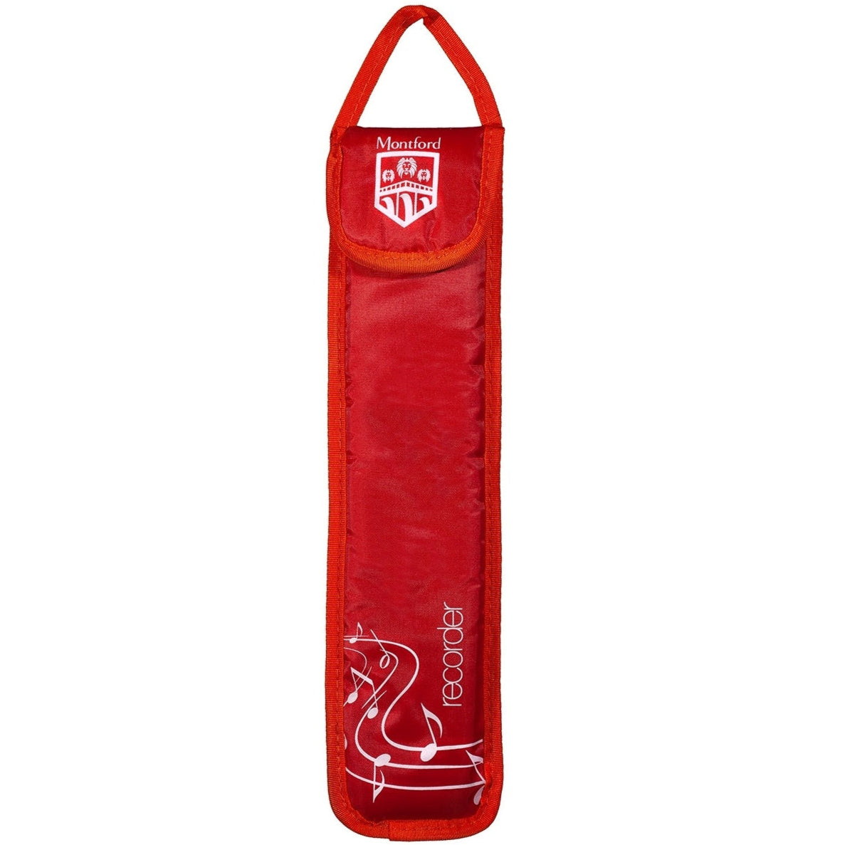 Padded Descant Recorder Carry Bag / Case - Red
