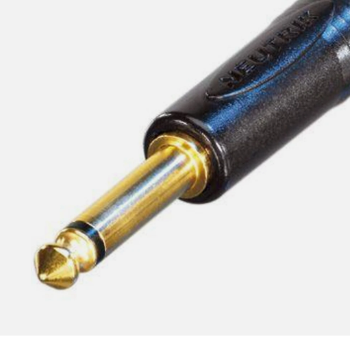 Neutrik NP2X-B Mono Jack Plug 6.3 mm Black GUITAR  INSTRUMENT LINE CABLES