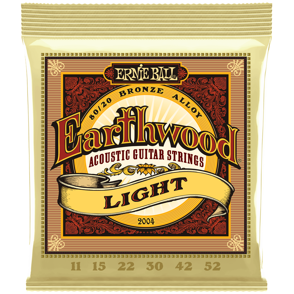 Ernie Ball Earthwood Acoustic Guitar Strings Set 80/20 Bronze 11-52