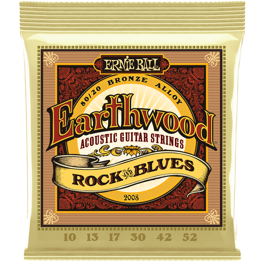 Ernie Ball Earthwood Acoustic Guitar Strings Set 80/20 Bronze 10-52