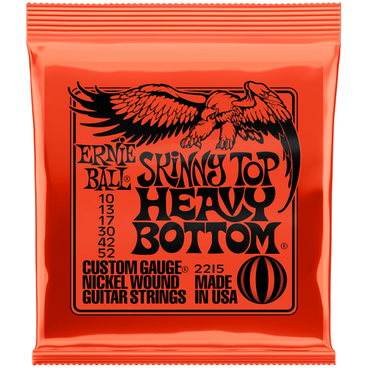 Ernie Ball Skinny Top Heavy Bottom Electric Guitar Strings 10-52