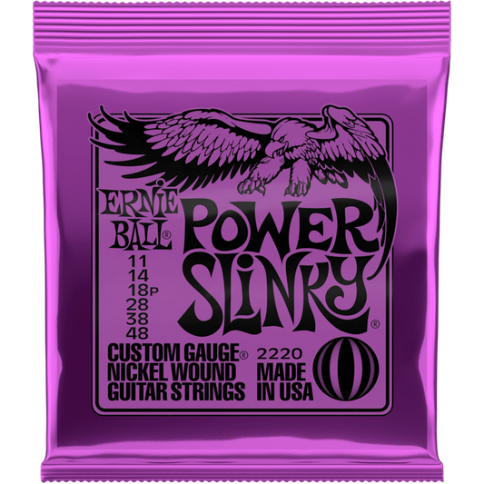 Ernie Ball Power Slinky Electric Guitar Strings 11-48