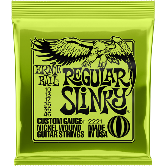 Ernie Ball Regular Slinky Electric Guitar Strings 10-46