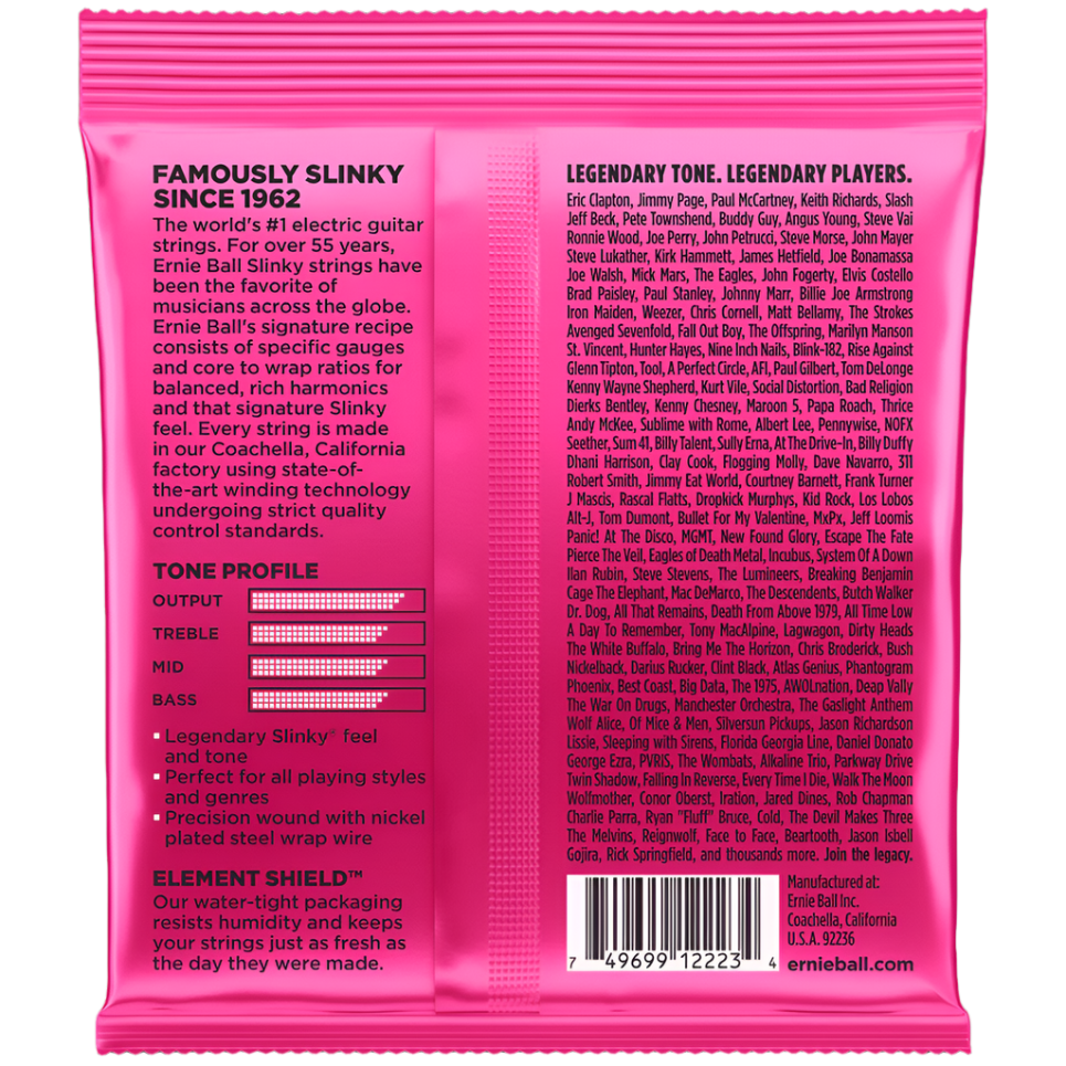 Ernie Ball Super Slinky Electric Guitar Strings 3 Set Bundle 9-42