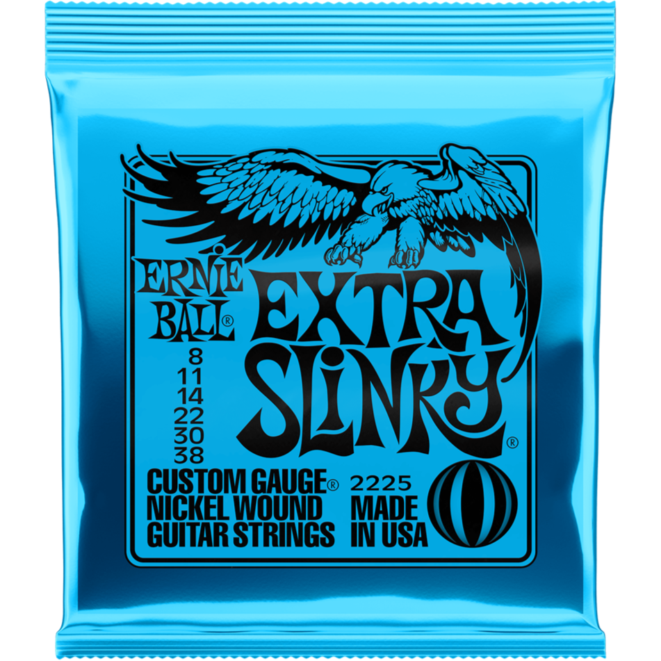 Ernie Ball Extra Slinky Electric Guitar Strings 8-38