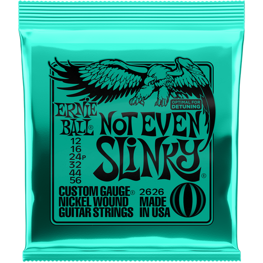 Ernie Ball Not Even Slinky Electric Guitar Strings 12-56