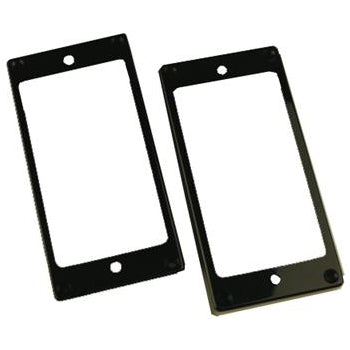 Humbucker Pickup Rings (Pair) For Electric Guitar - Black