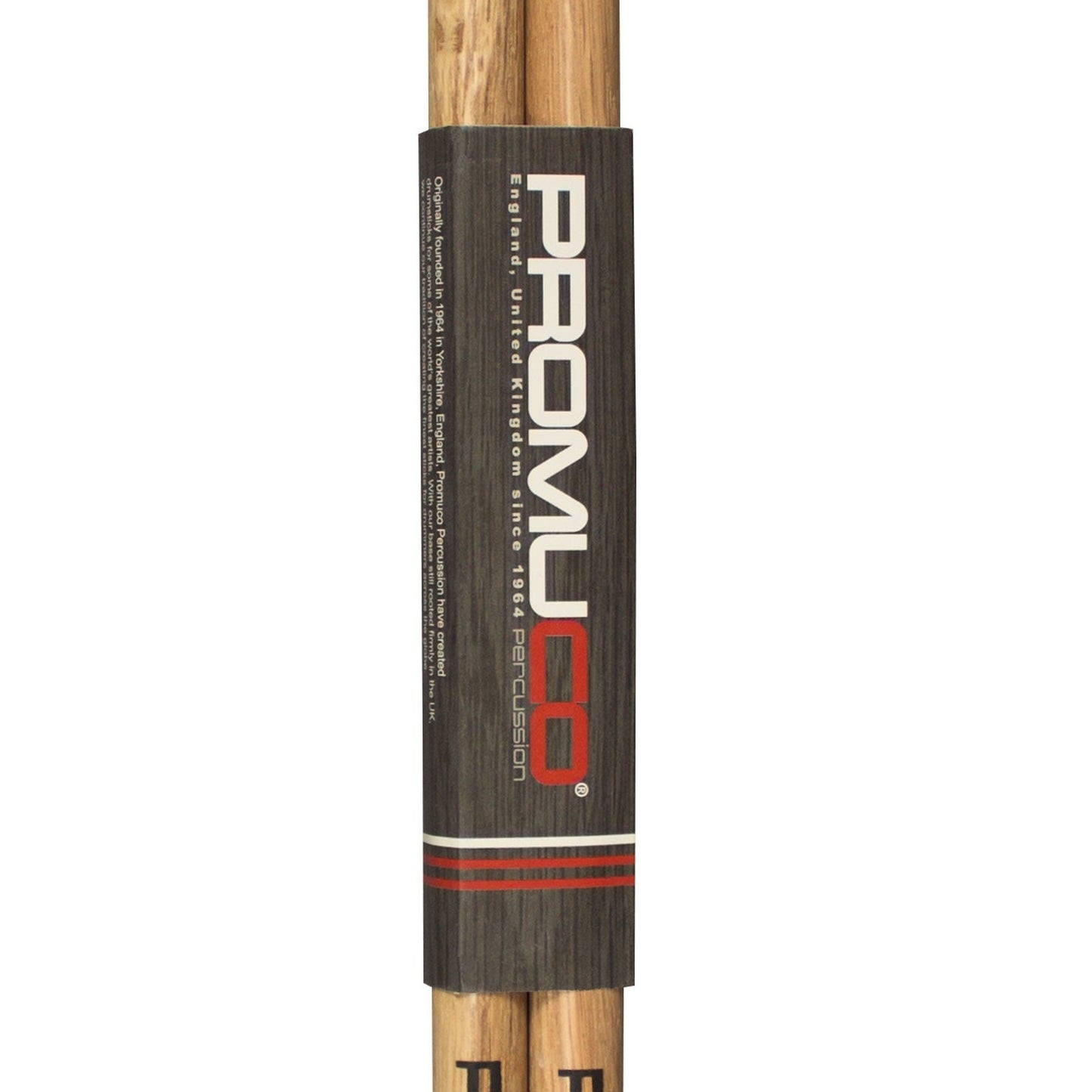 Oak Drumsticks Pair 2B Wood Tip - Promuco