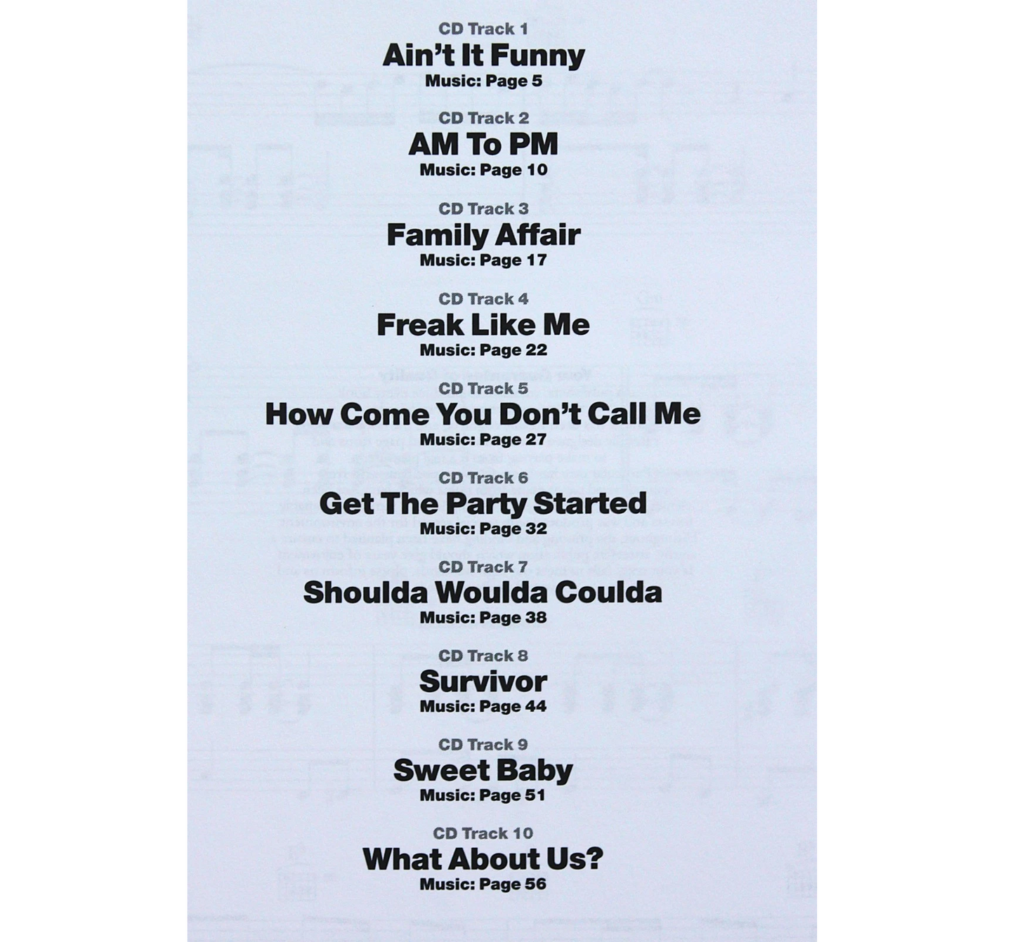 R & B Hits Audition Songs for Female Singers - 0711984891