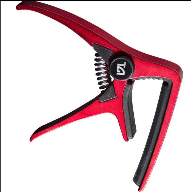 Acoustic Guitar CAPO Trigger Quick Release - RED - TGI TGTC4RD
