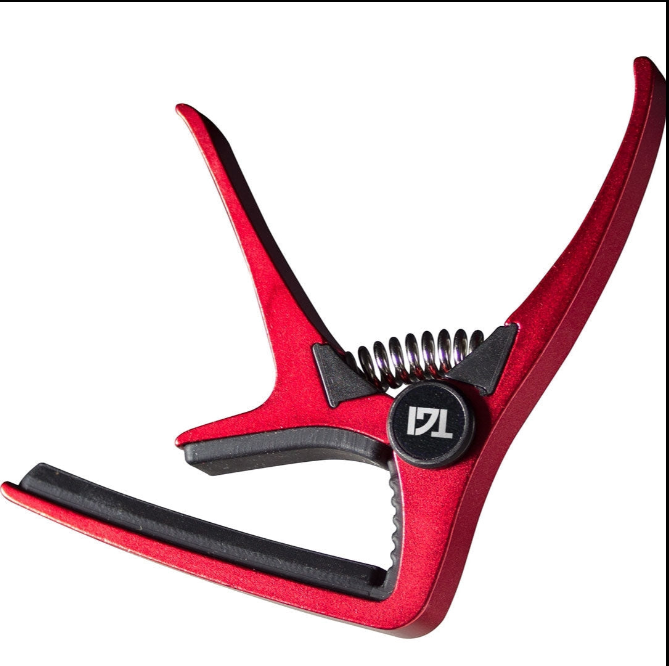 Acoustic Guitar CAPO Trigger Quick Release - RED - TGI TGTC4RD