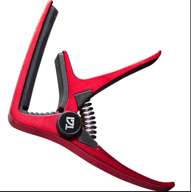 Acoustic Guitar CAPO Trigger Quick Release - RED - TGI TGTC4RD