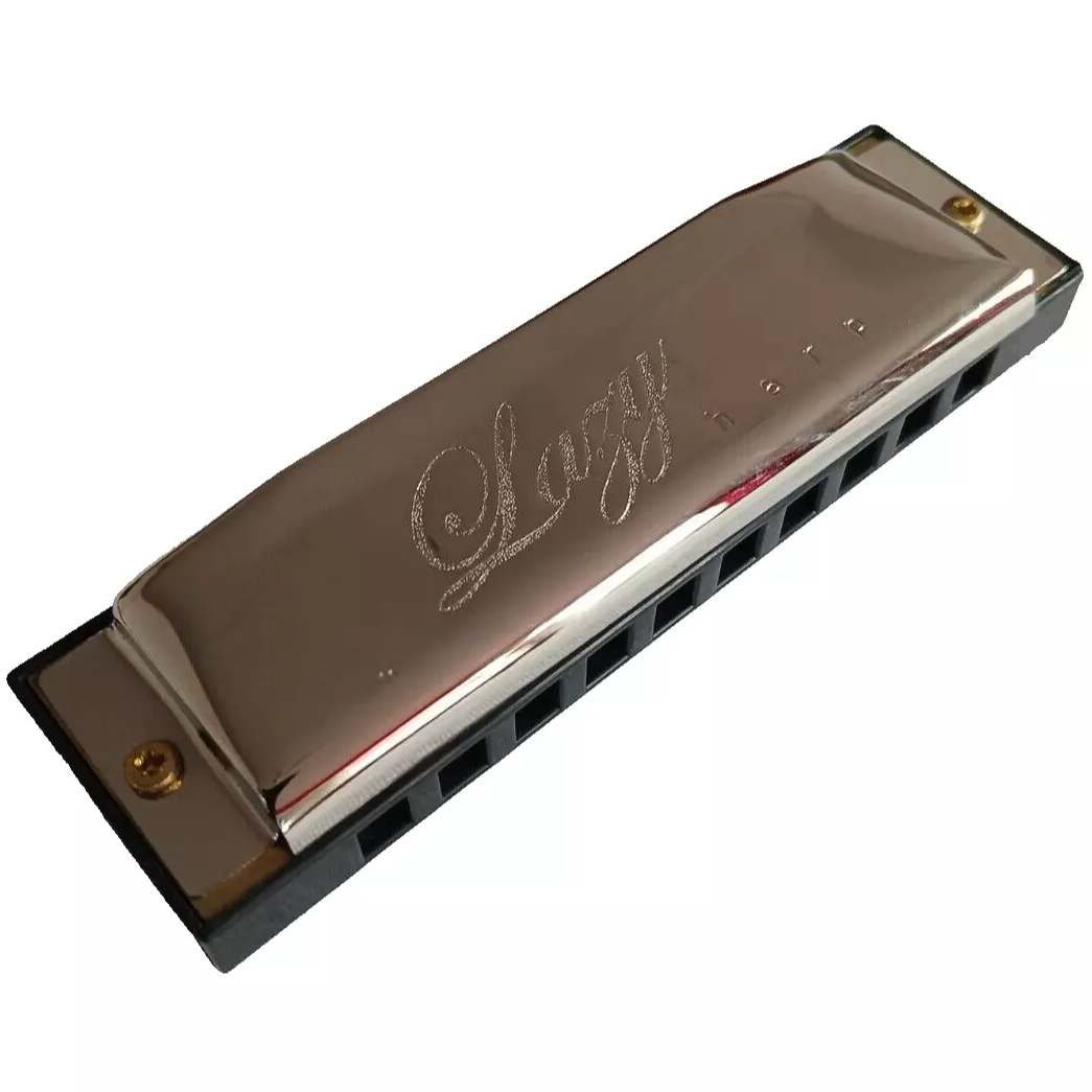 Harmonica MOUTH ORGAN Lazy Harp Diatonic 10-Hole Blues Harp Key B