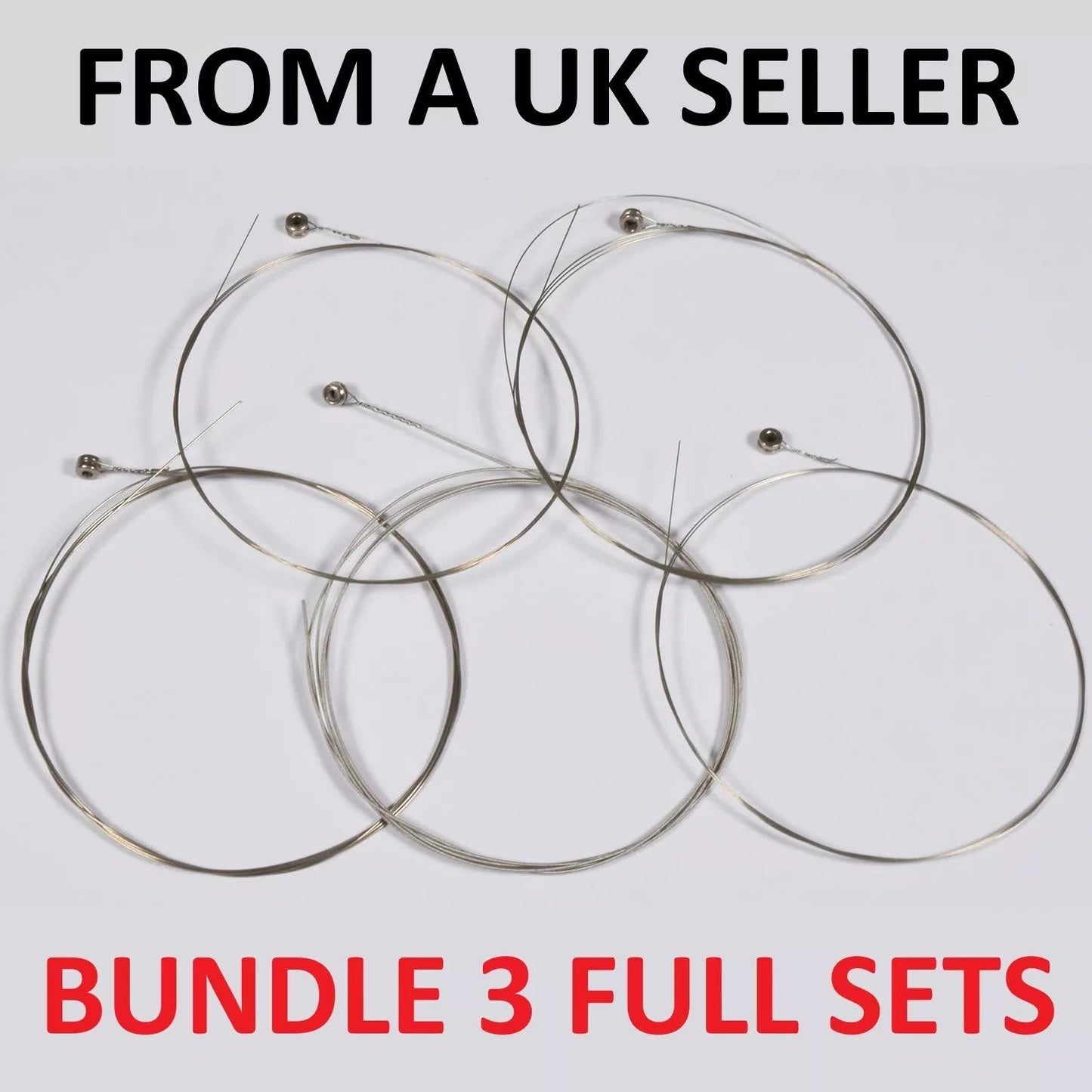 G-Banjo Strings Bundle (5 String) - 3 Full Sets