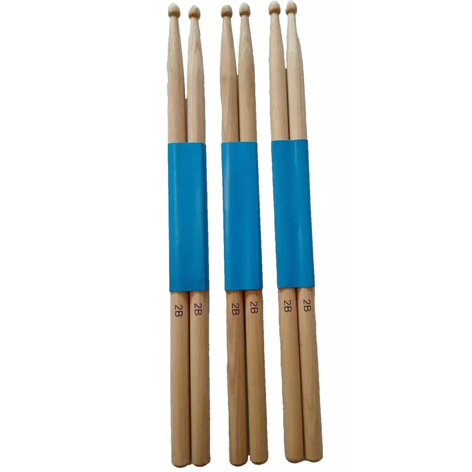 Drumstick Bundle 2B (3 Pairs) Wood Tip - QTX