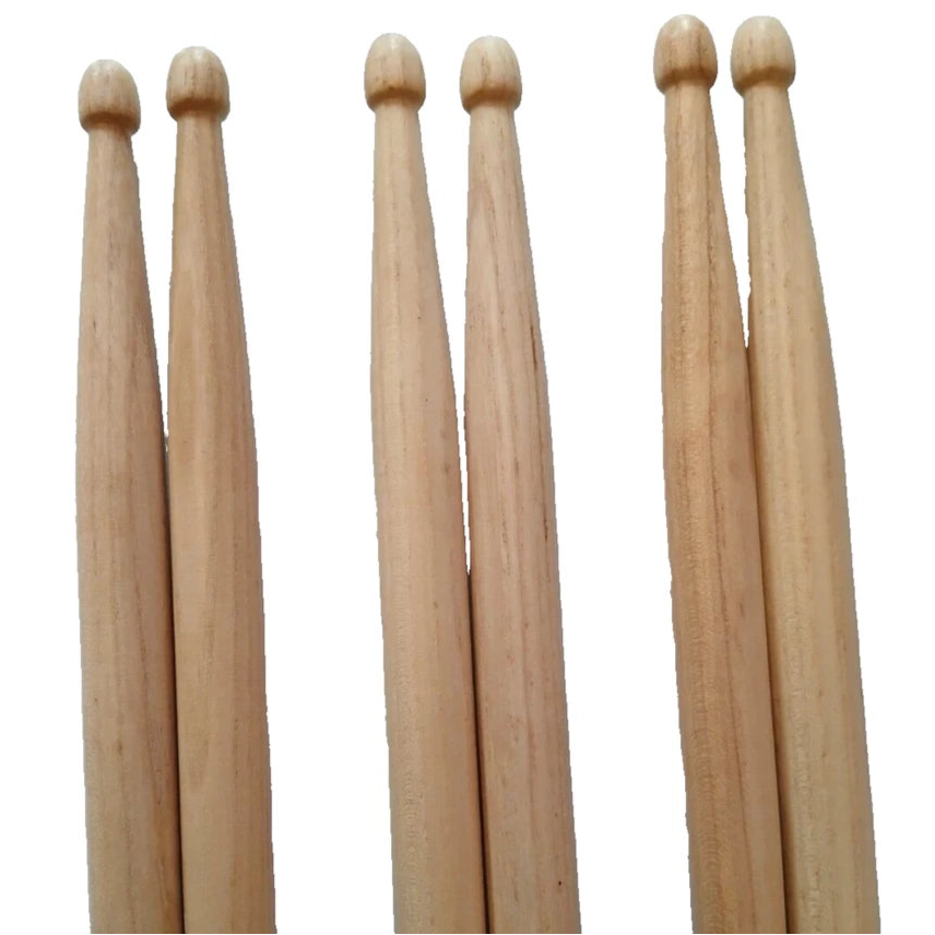 Drumstick Bundle 7A (3 Pairs) Wood Tip - QTX