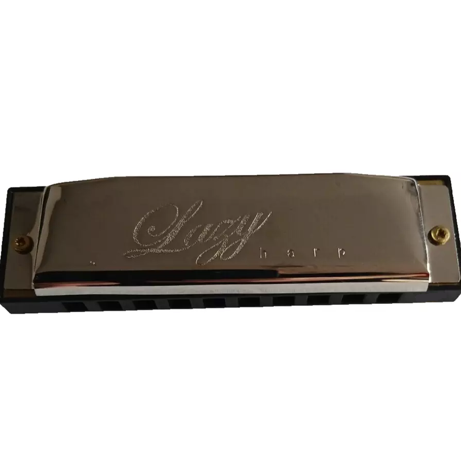 Harmonica MOUTH ORGAN Lazy Harp Diatonic 10-Hole Blues Harp Key B