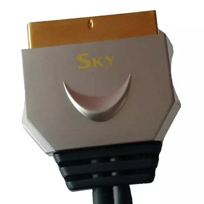 AV Scart RCA Phono Cable Gold Plated Connectors 3m