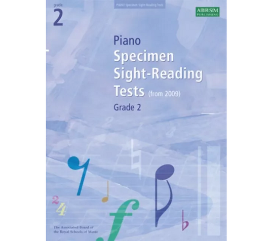 Specimen Sight Reading Tests Grade 2 Piano - 9781860969065