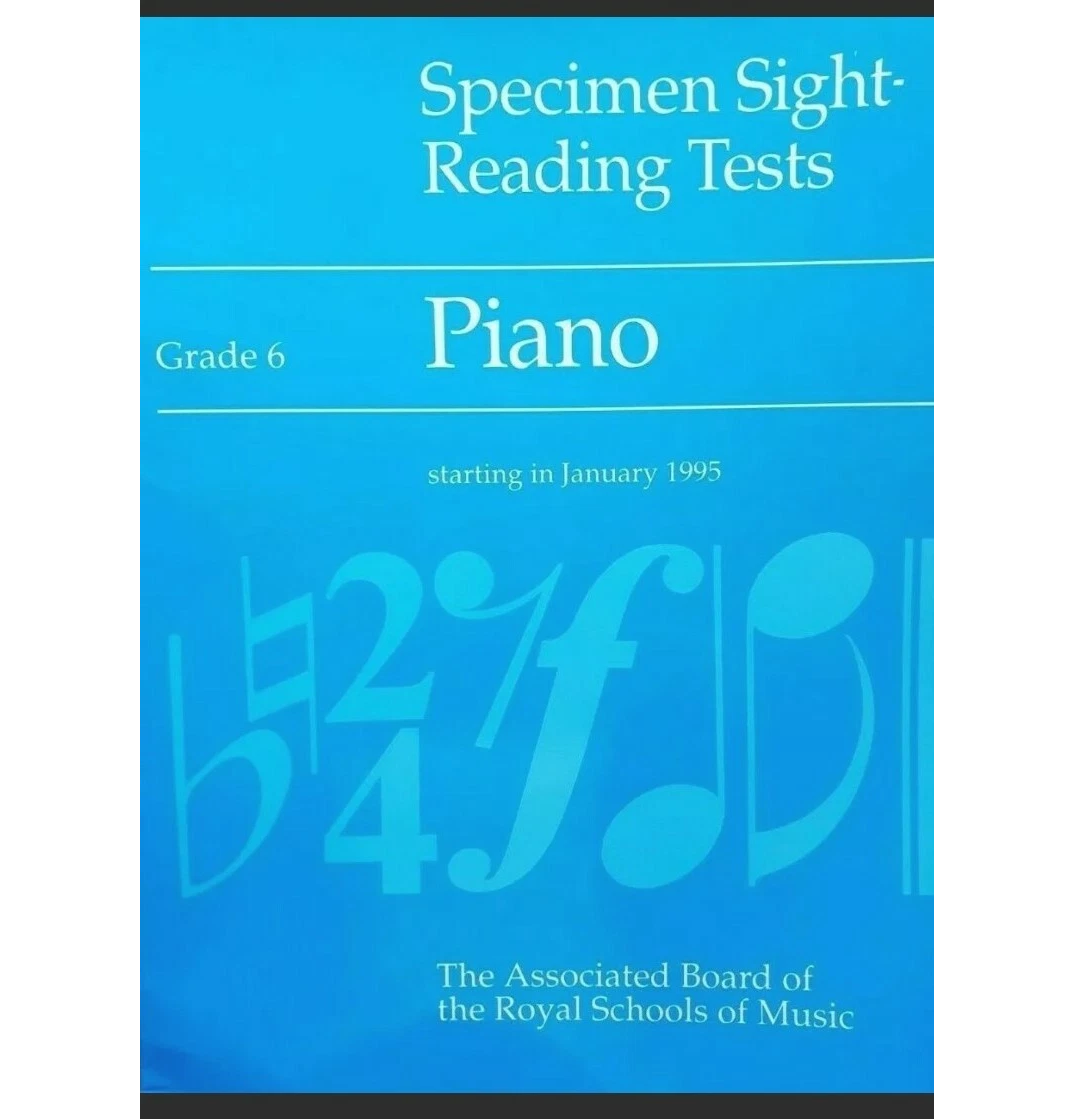 Specimen Sight Reading Tests Grade 6 Piano - Alan Ridout - 1854727710