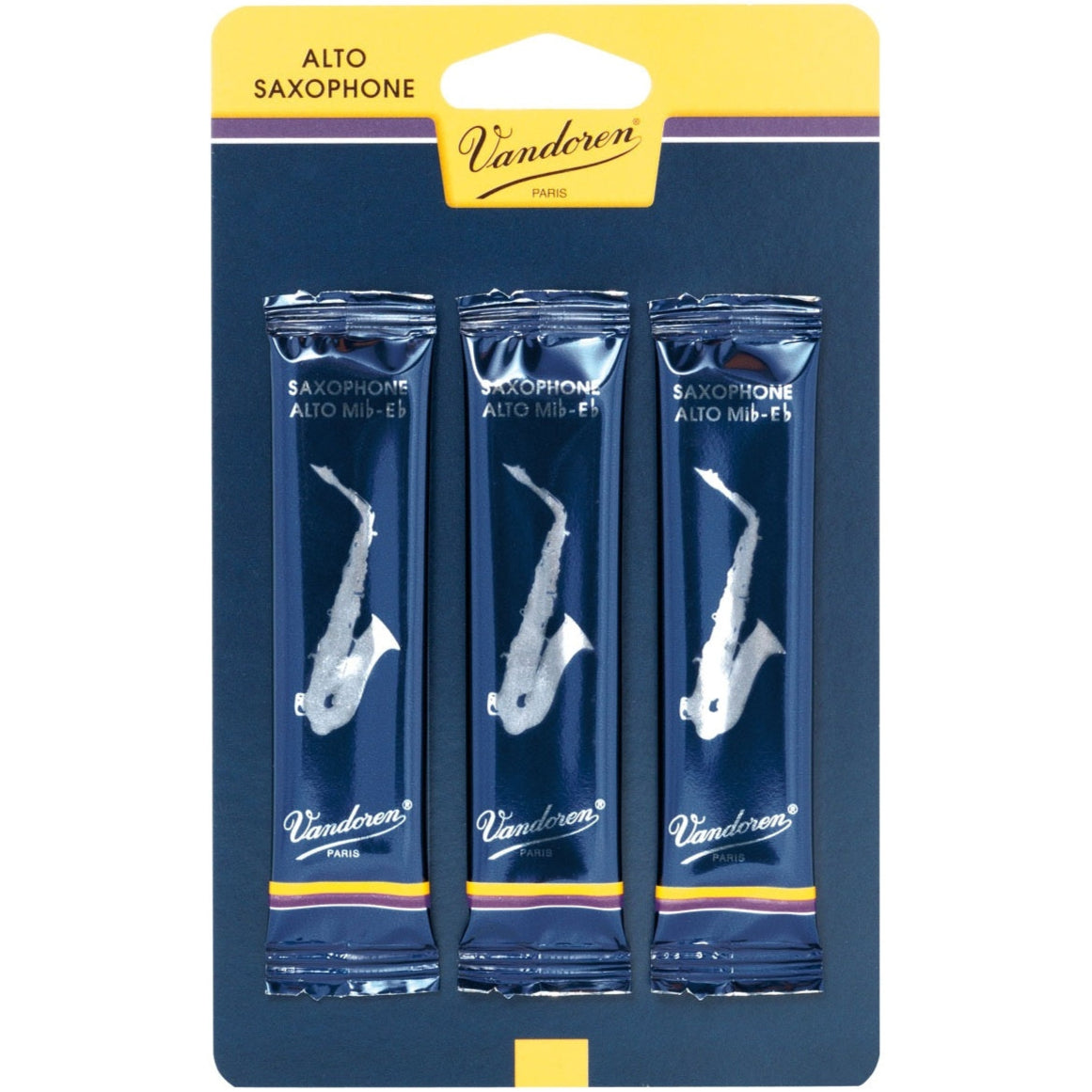 Alto Saxophone Reeds Vandoren Eb 2.5 Traditional (3 Pack)