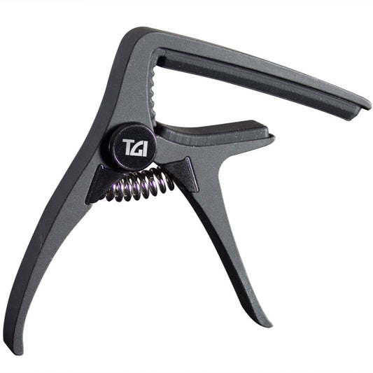 Acoustic Guitar CAPO Trigger Quick Release - Black - TGI TGTC4BK