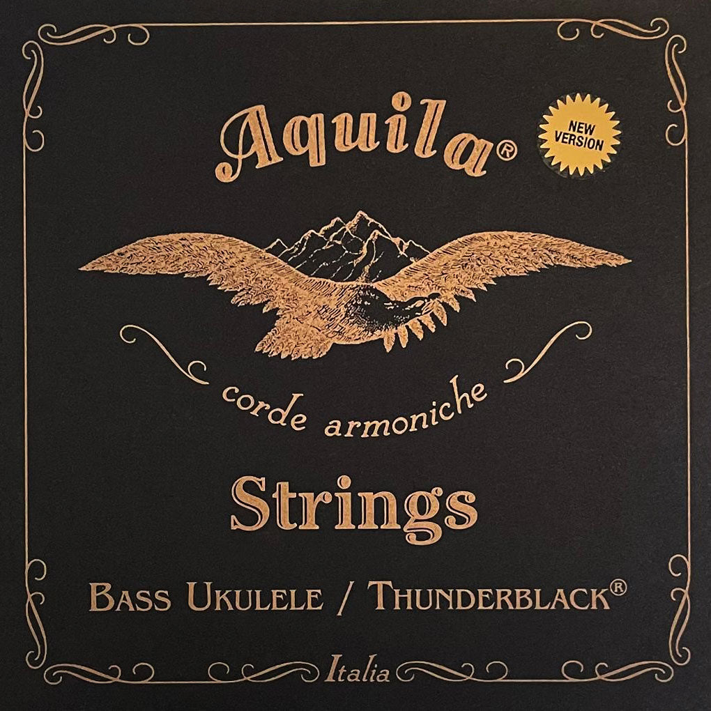Aquila Thunderblack Bass Ukulele String Set EADG