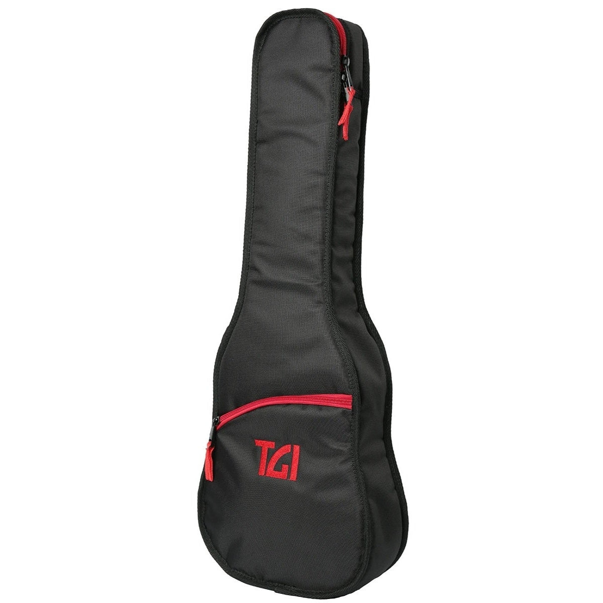 Tenor Ukulele Padded Gig Bag - TGI Transit Series Black & Red