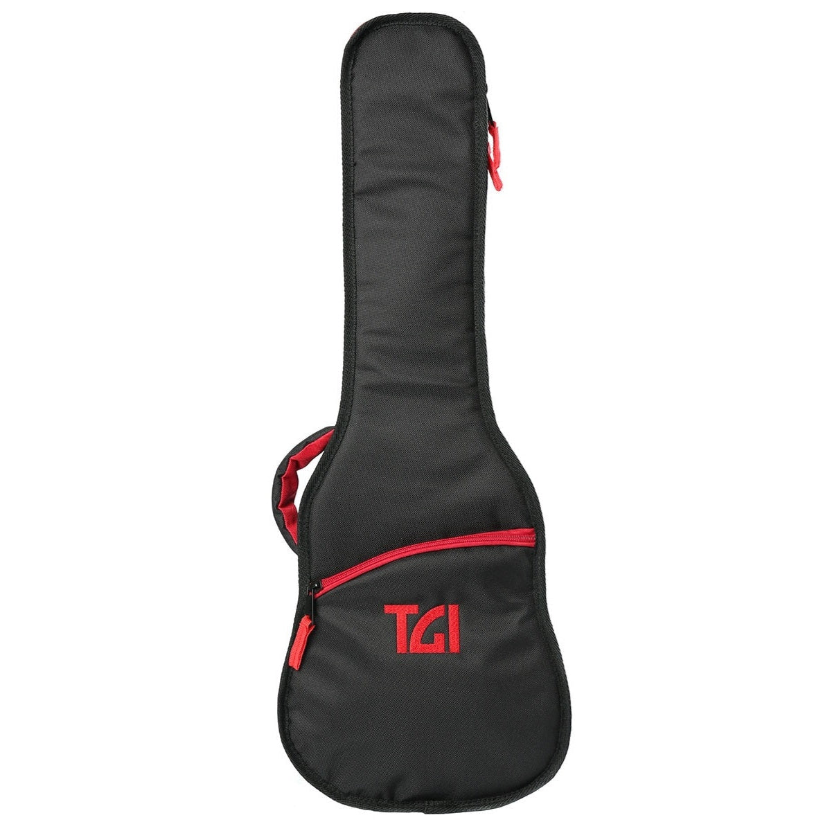 Tenor Ukulele Padded Gig Bag - TGI Transit Series Black & Red